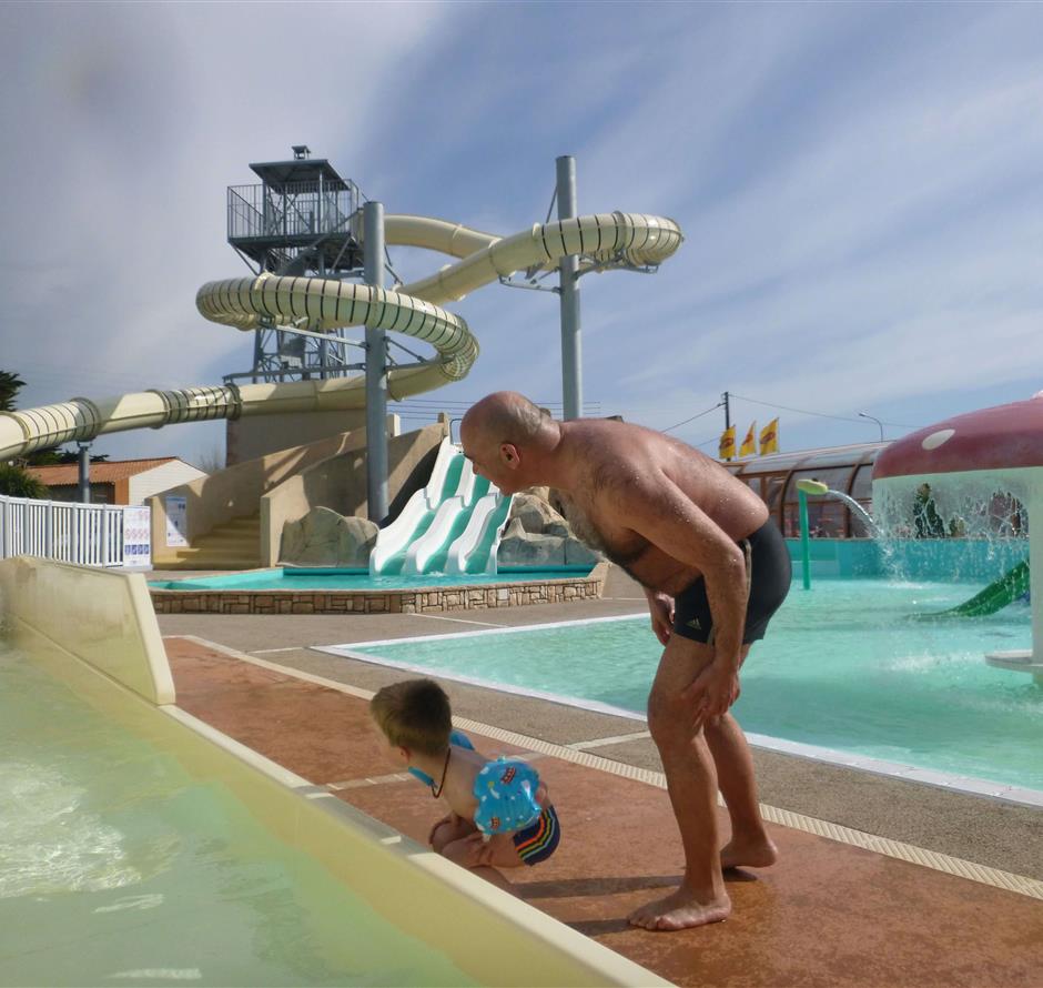 New slide at the campsite La Pomme de Pin - ST HILAIRE DE RIEZ CAMPSITE