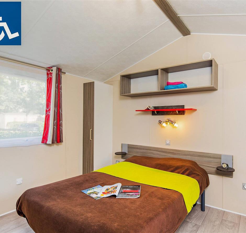 Mobile home 4-5 pers accessible to People with Reduced Mobility - ST HILAIRE DE RIEZ CAMPSITE