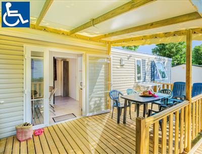 Mobile home 4-5 pers accessible to People with Reduced Mobility