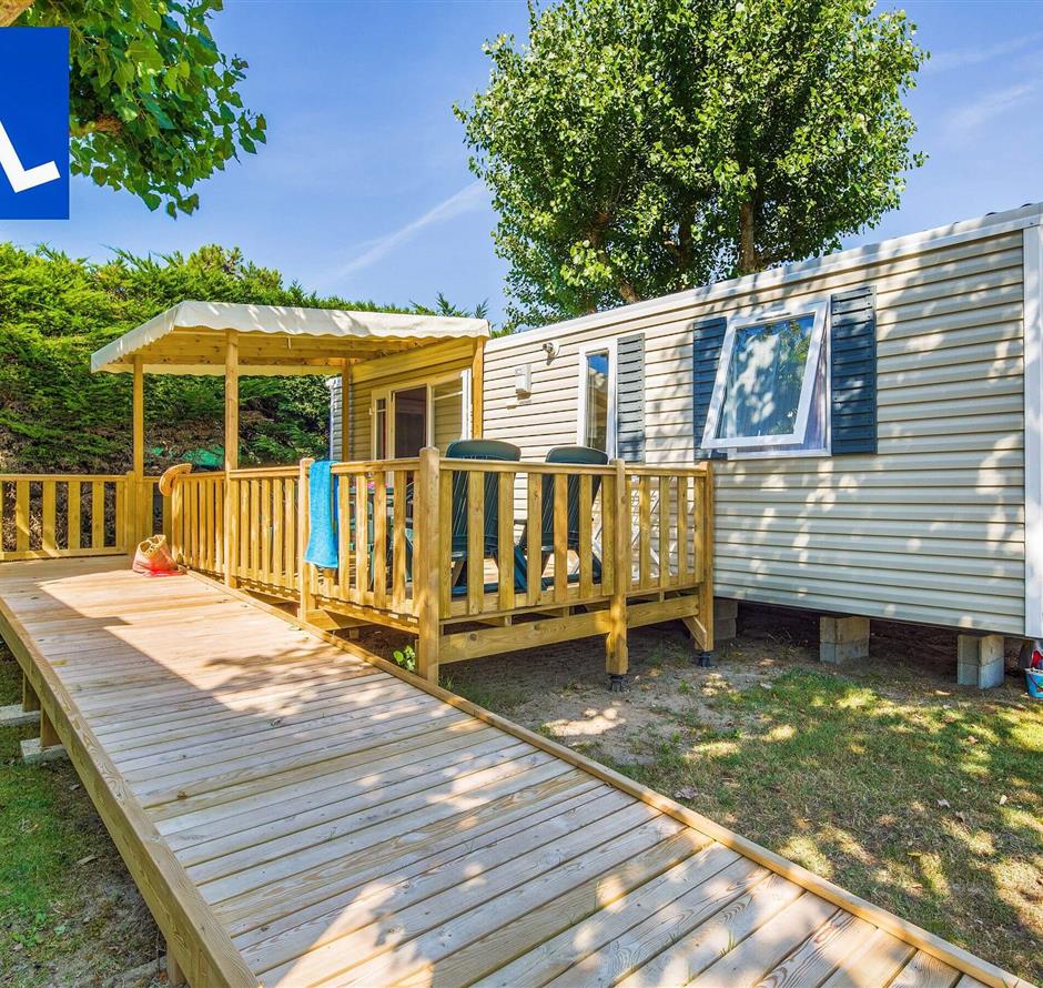 Mobile home 4-5 pers accessible to People with Reduced Mobility - ST HILAIRE DE RIEZ CAMPSITE