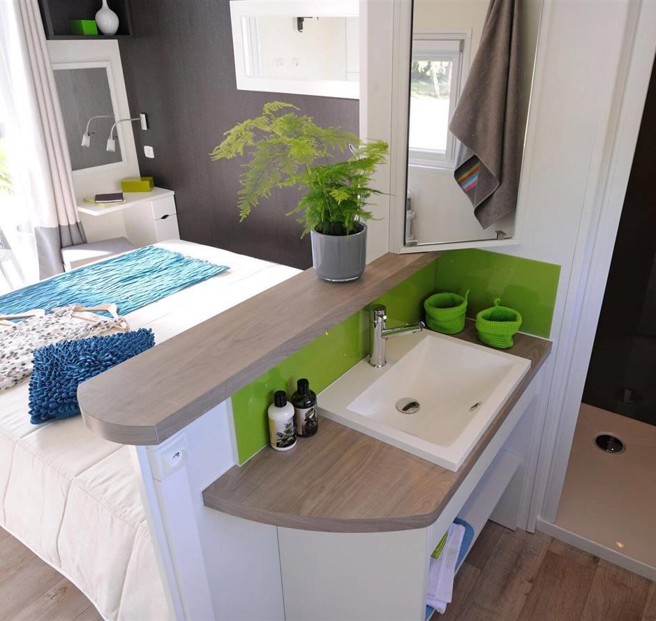 Cottage Luxe 6 people in a 4 star campsite La Pomme de Pin in Saint Hilaire de Riez in Vendée - ST HILAIRE DE RIEZ CAMPSITE