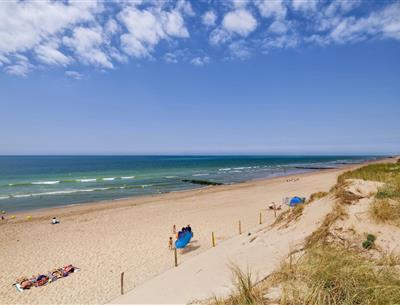campsite direct access to the beach in Vendée