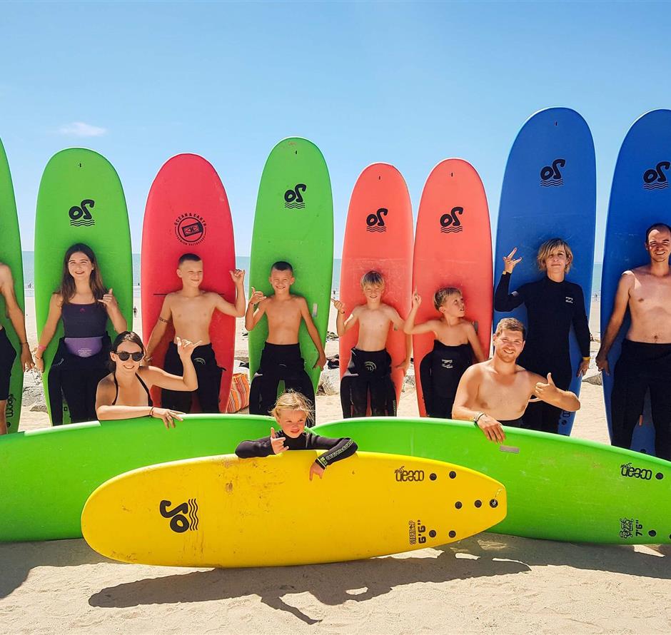 teen club on a surf trip in Saint Hilaire de Riez - ST HILAIRE DE RIEZ CAMPSITE