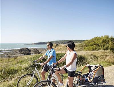 campsite close to the beach and cycle path