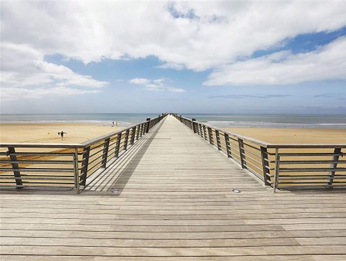 Seaside resort of St Jean de Monts close to the campsite la pomme de pin
