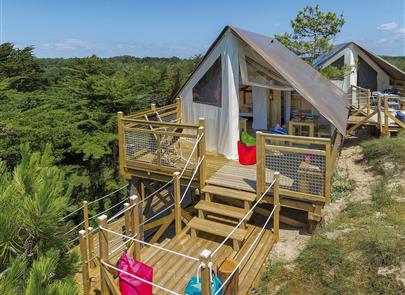 unusual accommodation tent 2 bedroom st hilaire seaside - ST HILAIRE DE RIEZ CAMPSITE