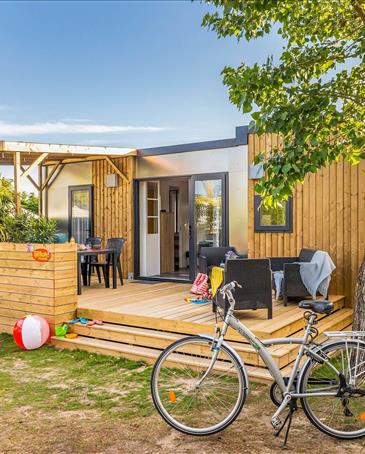 st hilaire mobile home 2 bedrooms seaside - ST HILAIRE DE RIEZ CAMPSITE