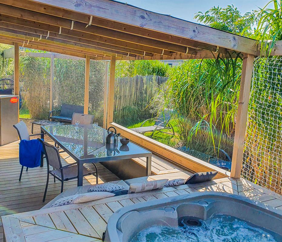 Mobile home with jacuzzi by the sea - ST HILAIRE DE RIEZ CAMPSITE