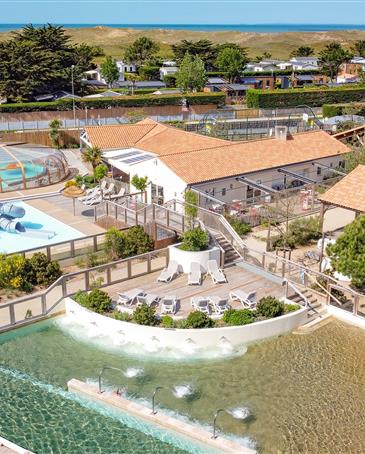 expansion of the aquatic area with the creation of a sandy lagoon - ST HILAIRE DE RIEZ CAMPSITE