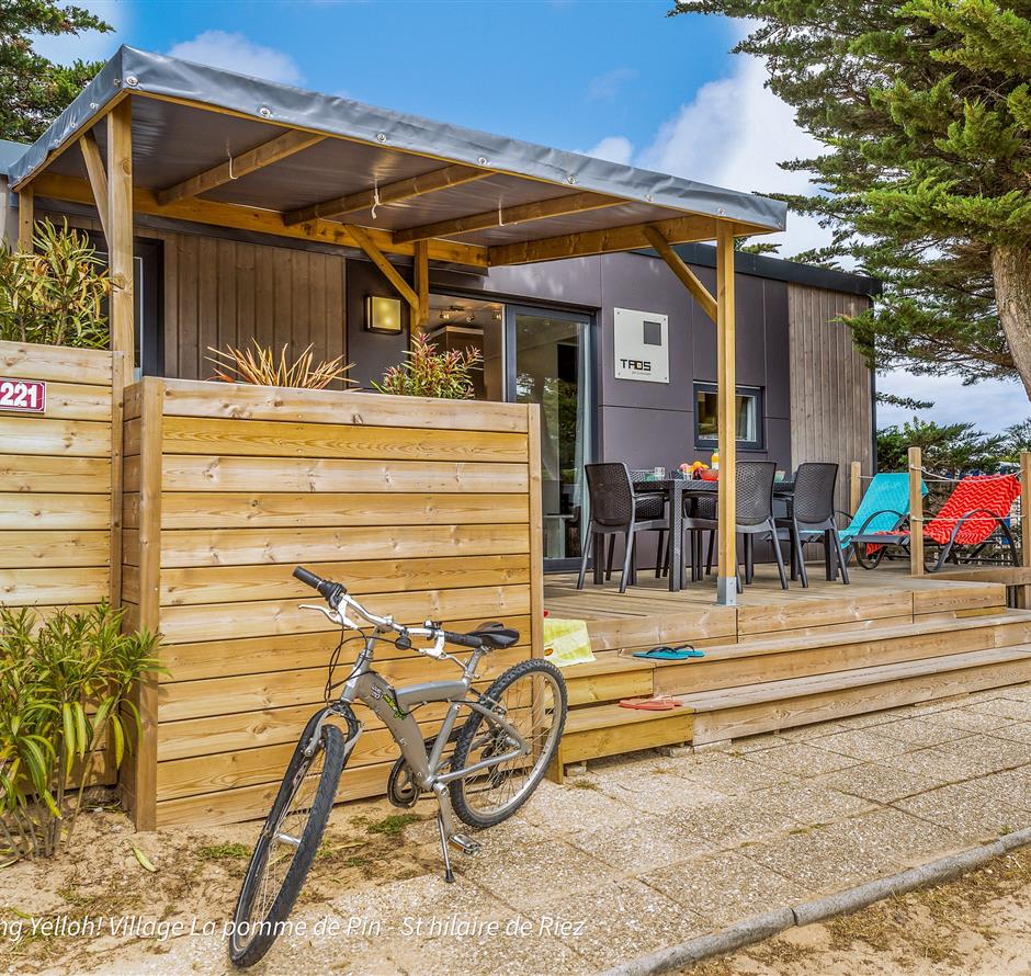 cottage for 4 people with large terrace - ST HILAIRE DE RIEZ CAMPSITE