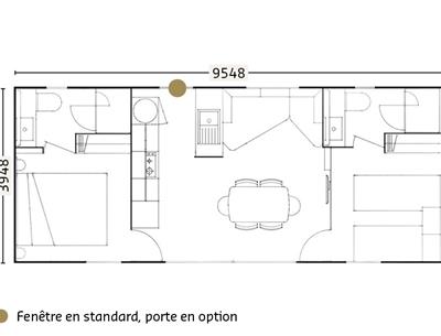 4-star cottage with 2 bedrooms and 2 bathrooms