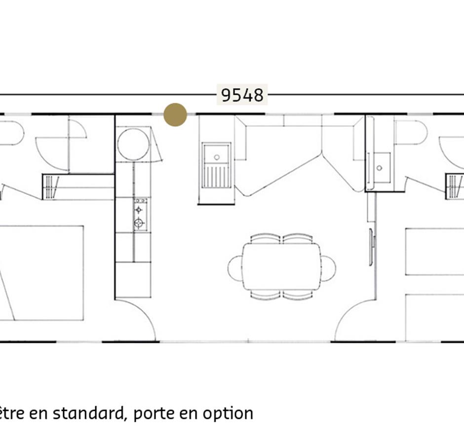 4-star cottage with 2 bedrooms and 2 bathrooms - ST HILAIRE DE RIEZ CAMPSITE