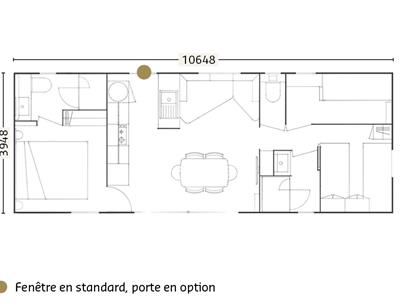 Cottage for 6 people, 3 bedrooms, 2 bathrooms