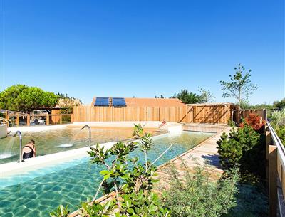 lagoon with swimming lane and spa area 