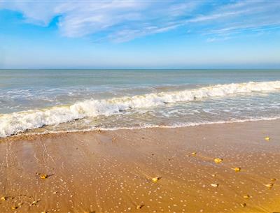 Fine sandy beach in Saint Hilaire de Riez, Vendée