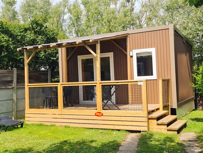 Exterior view of Cottage for 2 people, 1 bedroom, 4 flowers, Vendée campsite